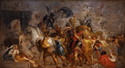 Triumphal Entry of Henry IV into Paris by Peter Paul Rubens